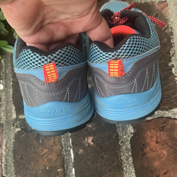 Saucony Excursion TR 9 blue & orange sneakers Sz 9 - Picture 4 of 8